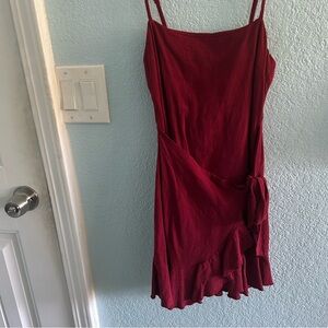 Princess Polly Caedere Mini Dress Maroon